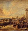 landscape with tower 1636