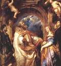 Saint Gregory With Saints Domitilla Maurus And Papianus