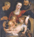 the holy family with st elizabeth 1614