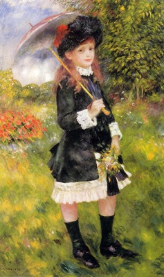 girl with a parasol
