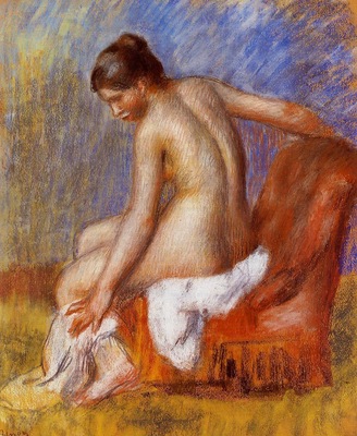 nude in an armchair 1895