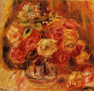 roses in a vase 1911
