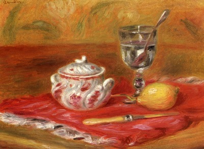 Still LIfe with Glass and Lemon