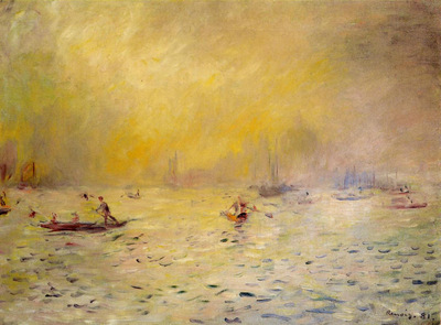 view of venice fog