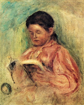 woman reading 1906