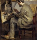 frederic bazille painting the heron