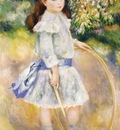 girl with a hoop