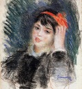head of a young woman 1878