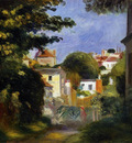 House and Figure among the Trees