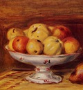 still life with apples and pears