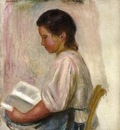 young  girl reading