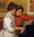 young girls at the piano