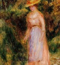 Young Woman Taking a Walk