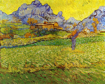 a meadow in the mountains  le mas de saint paul