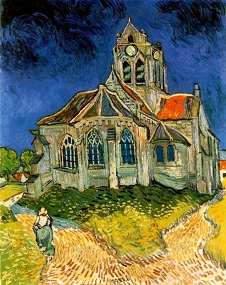 church at auvers aka the church at auvers