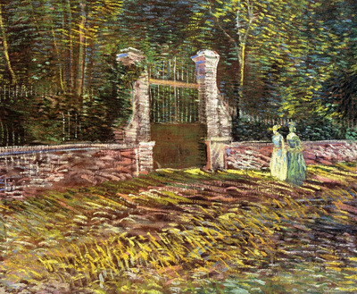 Entrance to the Park at Voyer dArgenson in Asnieres1887