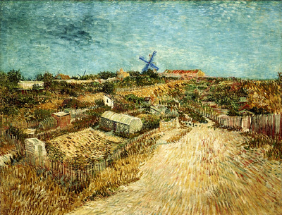 vegetable gardens in montmartre 1887