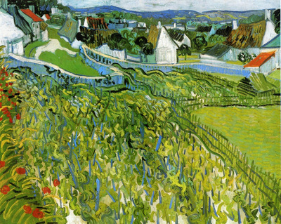 vineyards with a view of auvers