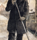 a man with a broom