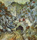 a path through a ravine
