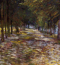 Avenue in Voyer dArgenson Park at Asnieres