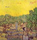 Olive Grove with Picking Figures 1889  jpg