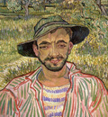 portrait of a young peasant