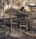 the garden of the parsonage with arbor