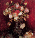 Vase with Asters and Phlox  Late Summe