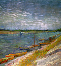 view of a river with rowing boats