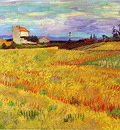 wheat field with sheaves