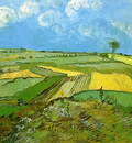 wheat fields at auvers under a cloudy sky