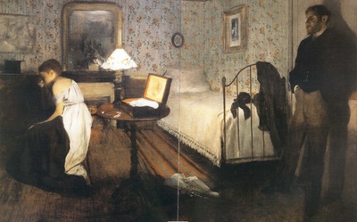 1869 Edgar Degas Le Viol