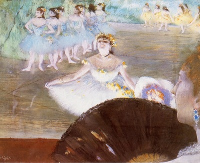 Le Ballet Pastel sur monotype 40x50 cm Providence Rhode Island School of Design