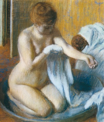 1886 Degas Edgar Femme au tub Woman with the tub