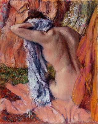 After the Bath circa 1890 1893 Norton Simon Museum United States Drawing pastel