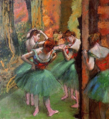 Dancers Pink and Green circa 1885 1895 Metropolitan Museum of Art USA