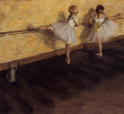 Dancers Practicing at the Barre 1876 1877 USA