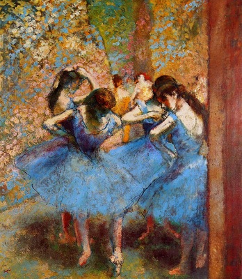 Dancers in Blue 1895 Musee d Orsay France oil on canvas