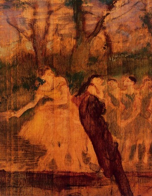 Dancers on the Scenery circa 1889 PC