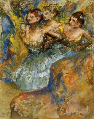 Group of Dancers circa 1900 1910 PC