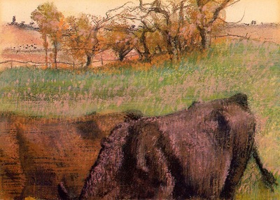 Landscape  Cows in the Foreground 1890 1893 PC