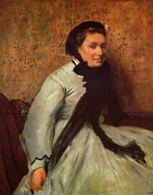 Portrait of a Lady in Grey circa 1865 Metropolitan Museum of Art USA