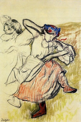 Russian Dancers circa 1899 Berwick Borough Museum England