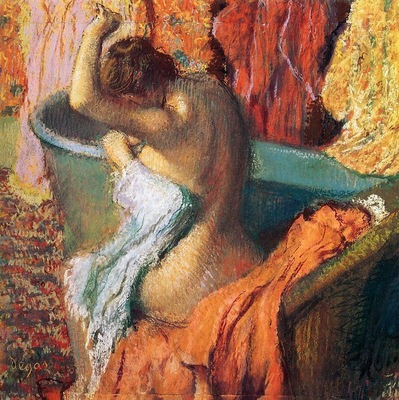 Seated Bather Drying Herself 1895 PC