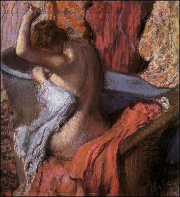 Seated Bather Drying Herself 1899 PC