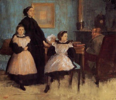 The Bellelli Family circa 1858 1862 Ordrupgaard Collection Denmark