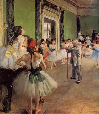 The Dance Class circa 1873 1878 Musee d Orsay France