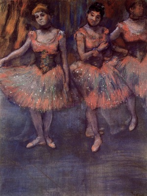 Three Dancers before Exercise 1880 PC