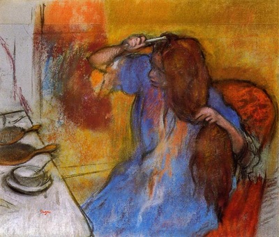 Woman Brushing Her Hair 1889 PC